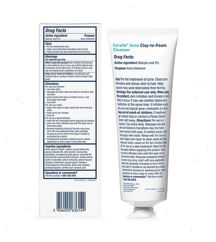 Acne Clay To Foam Cleanser