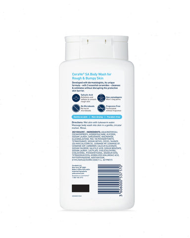 SA Body Wash for Rough &amp; Bumpy Skin